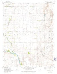 Protection SW Kansas Historical topographic map, 1:24000 scale, 7.5 X 7.5 Minute, Year 1980
