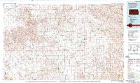 Protection Kansas Historical topographic map, 1:100000 scale, 30 X 60 Minute, Year 1985