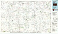 Protection Kansas Historical topographic map, 1:100000 scale, 30 X 60 Minute, Year 1985