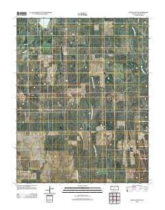 Protection NE Kansas Historical topographic map, 1:24000 scale, 7.5 X 7.5 Minute, Year 2012