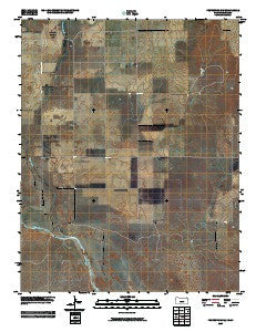 Protection SW Kansas Historical topographic map, 1:24000 scale, 7.5 X 7.5 Minute, Year 2009