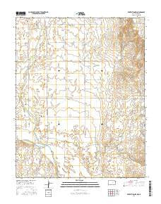 Protection SW Kansas Current topographic map, 1:24000 scale, 7.5 X 7.5 Minute, Year 2016