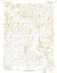 Pump Creek Kansas Historical topographic map, 1:24000 scale, 7.5 X 7.5 Minute, Year 1973