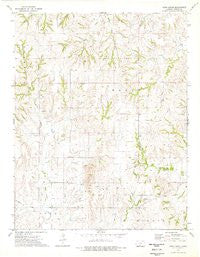 Pump Creek Kansas Historical topographic map, 1:24000 scale, 7.5 X 7.5 Minute, Year 1973
