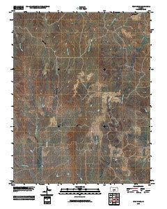 Pump Creek Kansas Historical topographic map, 1:24000 scale, 7.5 X 7.5 Minute, Year 2009