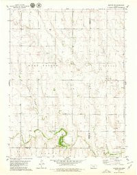 Quinter NW Kansas Historical topographic map, 1:24000 scale, 7.5 X 7.5 Minute, Year 1979