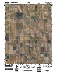 Quinter NW Kansas Historical topographic map, 1:24000 scale, 7.5 X 7.5 Minute, Year 2009