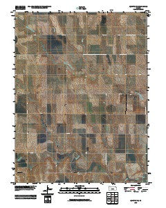 Quinter NW Kansas Historical topographic map, 1:24000 scale, 7.5 X 7.5 Minute, Year 2009