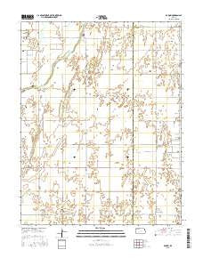 Radium Kansas Current topographic map, 1:24000 scale, 7.5 X 7.5 Minute, Year 2015
