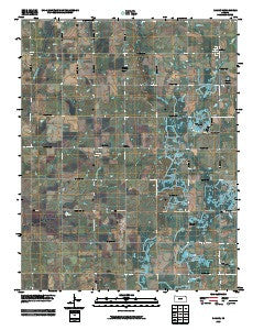 Radley Kansas Historical topographic map, 1:24000 scale, 7.5 X 7.5 Minute, Year 2010