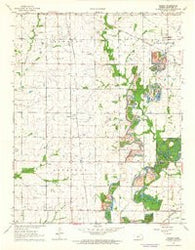 Radley Kansas Historical topographic map, 1:24000 scale, 7.5 X 7.5 Minute, Year 1964