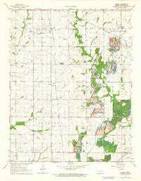 Radley Kansas Historical topographic map, 1:24000 scale, 7.5 X 7.5 Minute, Year 1964