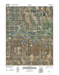 Rago Kansas Historical topographic map, 1:24000 scale, 7.5 X 7.5 Minute, Year 2012