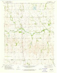 Rago Kansas Historical topographic map, 1:24000 scale, 7.5 X 7.5 Minute, Year 1973