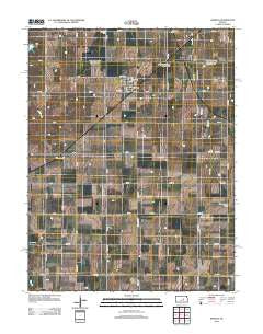 Ramona Kansas Historical topographic map, 1:24000 scale, 7.5 X 7.5 Minute, Year 2012