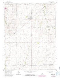 Ramona Kansas Historical topographic map, 1:24000 scale, 7.5 X 7.5 Minute, Year 1964