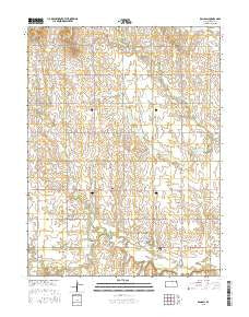 Randall Kansas Current topographic map, 1:24000 scale, 7.5 X 7.5 Minute, Year 2015