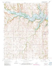 Randolph Kansas Historical topographic map, 1:24000 scale, 7.5 X 7.5 Minute, Year 1964