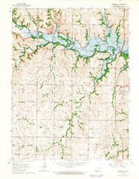 Randolph Kansas Historical topographic map, 1:24000 scale, 7.5 X 7.5 Minute, Year 1964