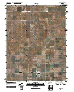 Ransom Kansas Historical topographic map, 1:24000 scale, 7.5 X 7.5 Minute, Year 2009