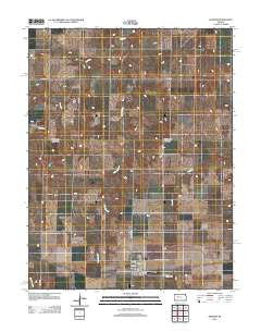 Ransom Kansas Historical topographic map, 1:24000 scale, 7.5 X 7.5 Minute, Year 2012