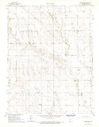 Ransom SE Kansas Historical topographic map, 1:24000 scale, 7.5 X 7.5 Minute, Year 1966