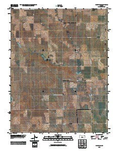 Ransom SE Kansas Historical topographic map, 1:24000 scale, 7.5 X 7.5 Minute, Year 2009