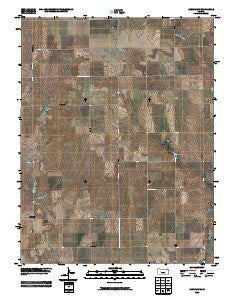 Ransom SW Kansas Historical topographic map, 1:24000 scale, 7.5 X 7.5 Minute, Year 2009