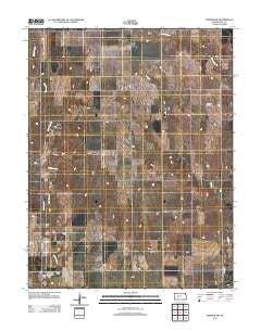 Ransom SW Kansas Historical topographic map, 1:24000 scale, 7.5 X 7.5 Minute, Year 2012