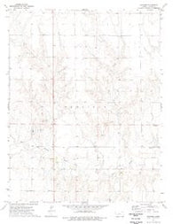 Ravanna Kansas Historical topographic map, 1:24000 scale, 7.5 X 7.5 Minute, Year 1974