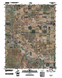 Raymond Kansas Historical topographic map, 1:24000 scale, 7.5 X 7.5 Minute, Year 2009