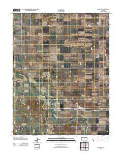 Raymond Kansas Historical topographic map, 1:24000 scale, 7.5 X 7.5 Minute, Year 2012