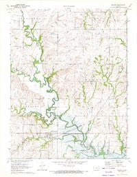 Reading Kansas Historical topographic map, 1:24000 scale, 7.5 X 7.5 Minute, Year 1971