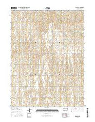 Reamsville Kansas Current topographic map, 1:24000 scale, 7.5 X 7.5 Minute, Year 2015