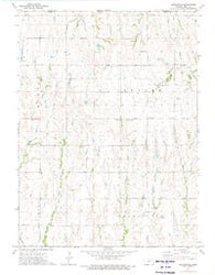 Reamsville Kansas Historical topographic map, 1:24000 scale, 7.5 X 7.5 Minute, Year 1973