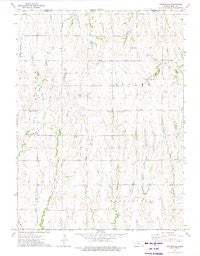 Reamsville Kansas Historical topographic map, 1:24000 scale, 7.5 X 7.5 Minute, Year 1973