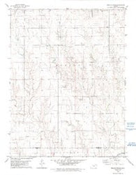 Redline Church Kansas Historical topographic map, 1:24000 scale, 7.5 X 7.5 Minute, Year 1979