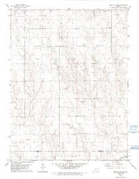 Redline Church Kansas Historical topographic map, 1:24000 scale, 7.5 X 7.5 Minute, Year 1979