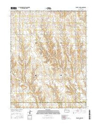 Redline Church Kansas Current topographic map, 1:24000 scale, 7.5 X 7.5 Minute, Year 2016