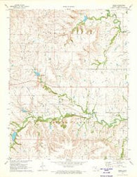 Reece Kansas Historical topographic map, 1:24000 scale, 7.5 X 7.5 Minute, Year 1971