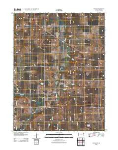 Reserve Kansas Historical topographic map, 1:24000 scale, 7.5 X 7.5 Minute, Year 2012