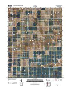 Rexford Kansas Historical topographic map, 1:24000 scale, 7.5 X 7.5 Minute, Year 2012