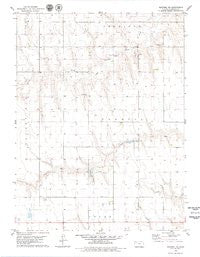 Rexford NE Kansas Historical topographic map, 1:24000 scale, 7.5 X 7.5 Minute, Year 1979