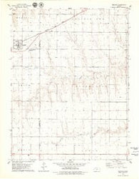 Rexford Kansas Historical topographic map, 1:24000 scale, 7.5 X 7.5 Minute, Year 1979