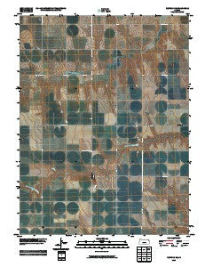 Rexford NE Kansas Historical topographic map, 1:24000 scale, 7.5 X 7.5 Minute, Year 2009