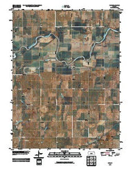 Rice Kansas Historical topographic map, 1:24000 scale, 7.5 X 7.5 Minute, Year 2009