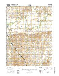 Rice Kansas Current topographic map, 1:24000 scale, 7.5 X 7.5 Minute, Year 2015