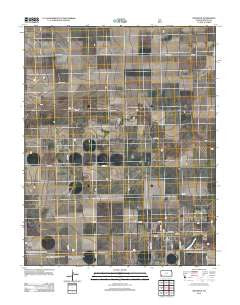Richfield Kansas Historical topographic map, 1:24000 scale, 7.5 X 7.5 Minute, Year 2012