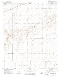 Richfield NW Kansas Historical topographic map, 1:24000 scale, 7.5 X 7.5 Minute, Year 1973