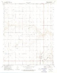 Richfield Kansas Historical topographic map, 1:24000 scale, 7.5 X 7.5 Minute, Year 1973